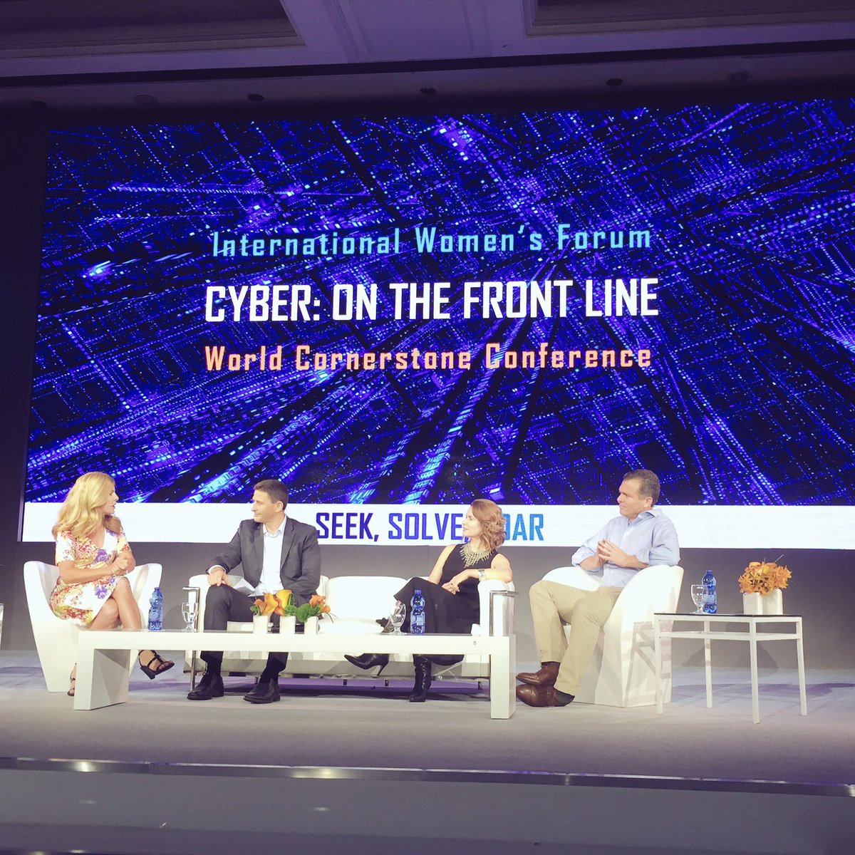 Sokei_Yip's tweet photo. Matania: Trust, trust &amp; trust - key to drive partnership b/w govt &amp; private sectors to address cybersecurity #IWF16 https://t.co/JRjMCiNkSu