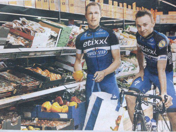 Un saluto a <a href="/MATTEOTRENTIN/">Matteo Trentin</a> e <a href="/glbrambilla/">Gianluca Brambilla</a> che stanno a fa de tutto al Giro. Pure la spesa per i compagni de squadra.