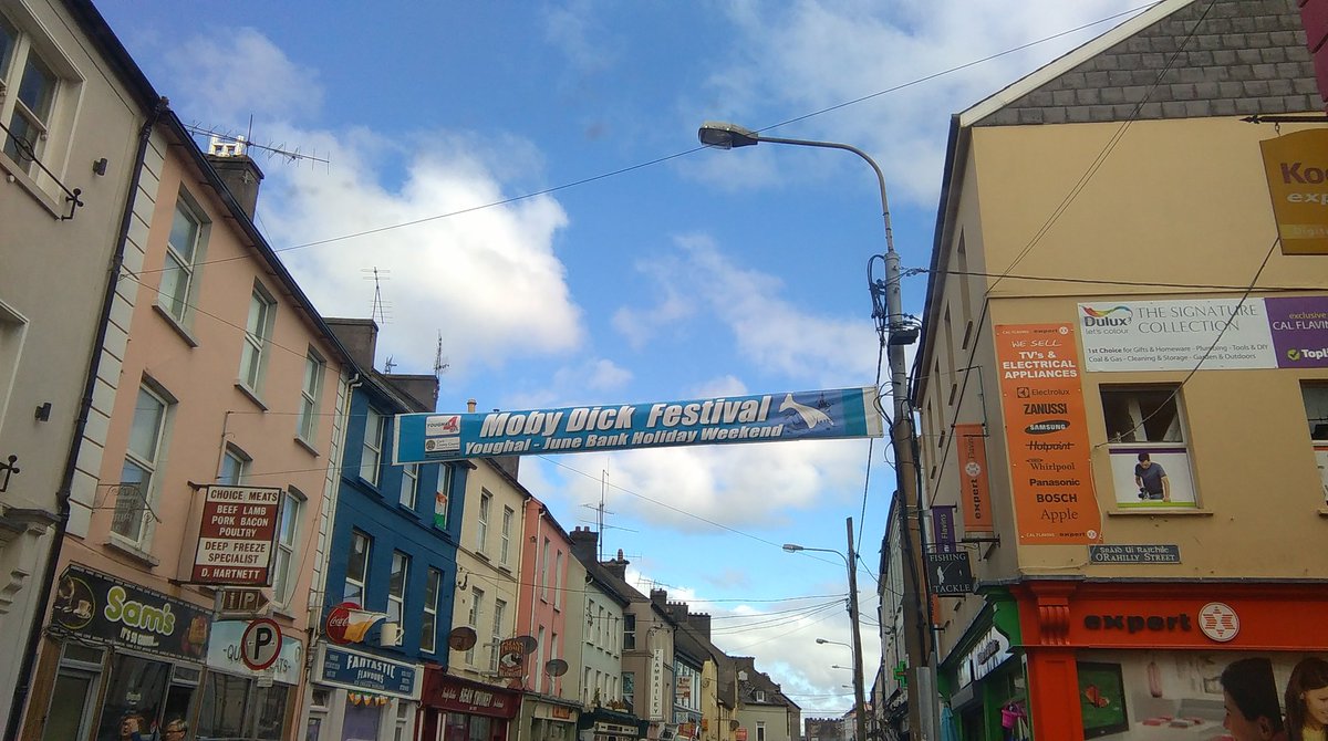 Whoohoo.... Banner up on main street!