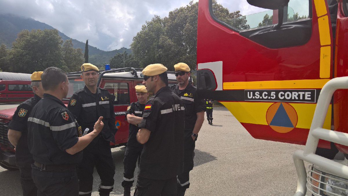 UMEgob's tweet image. La lucha contra los incendios forestales no tiene fronteras. El #BIEM3 junto a #UIISC5 en #Corcega #StopIncendios