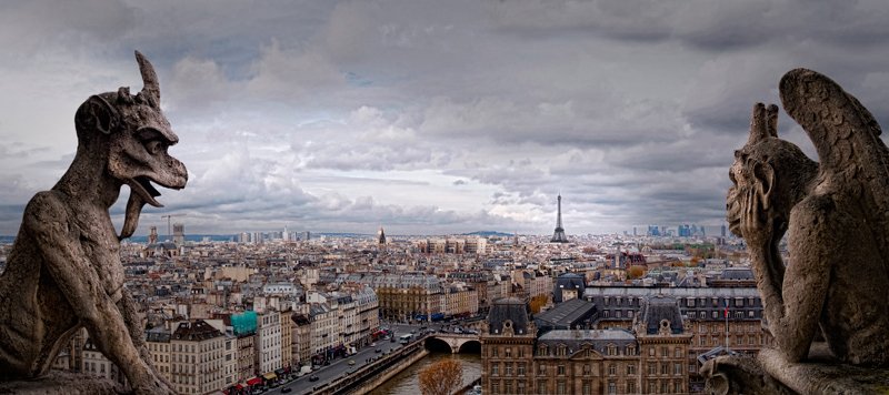 NationalGeograC's tweet photo. Desde Notre Dame. Una de las mejores vistas de Paris. https://t.co/skC22LU40E
