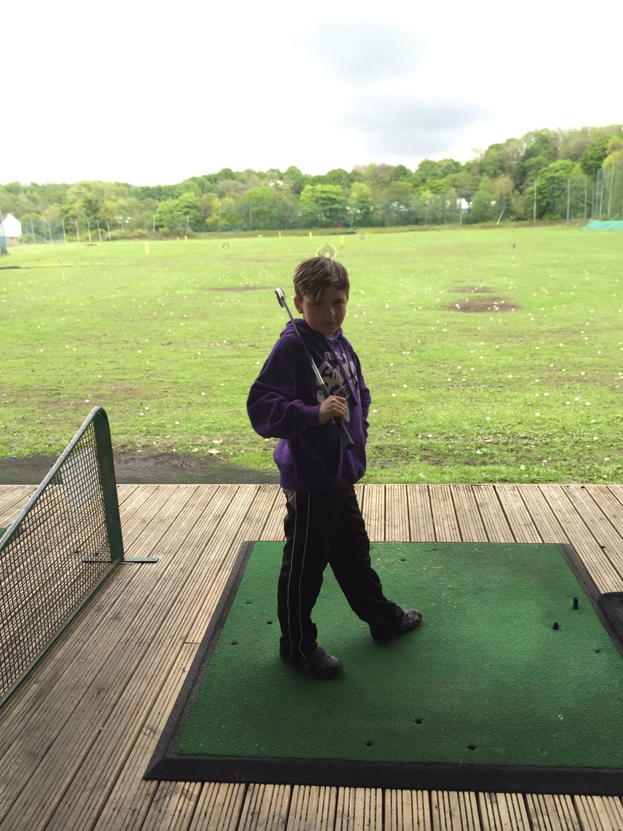 Ynysfach on Twitter "Learning about golf at Aberdulais golf range…