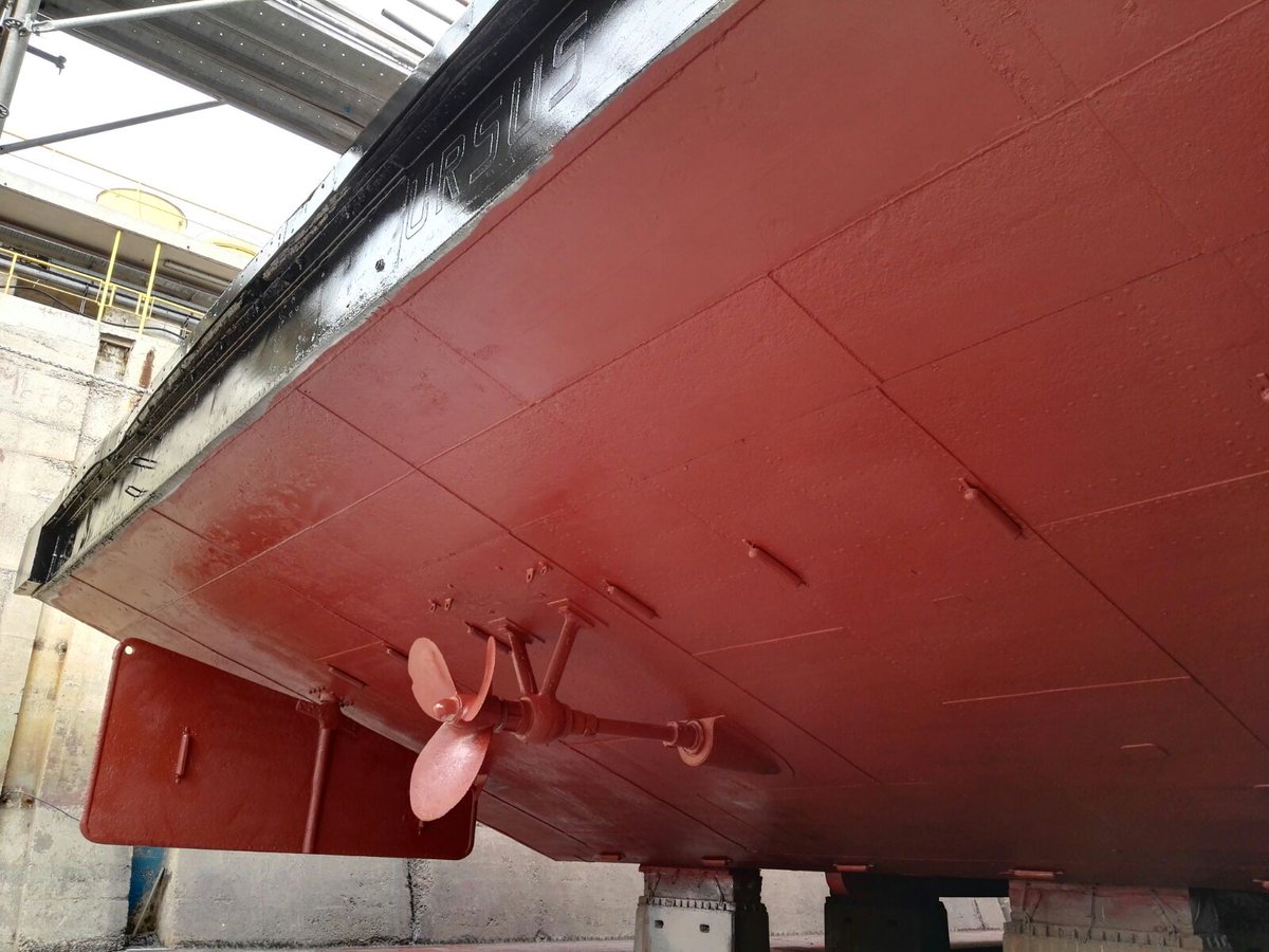 NantoPaint's tweet photo. Applied new underwater system for #hull! #anticorrosion #nanotechnology #coating #smartcoating https://t.co/ol547IO4bv