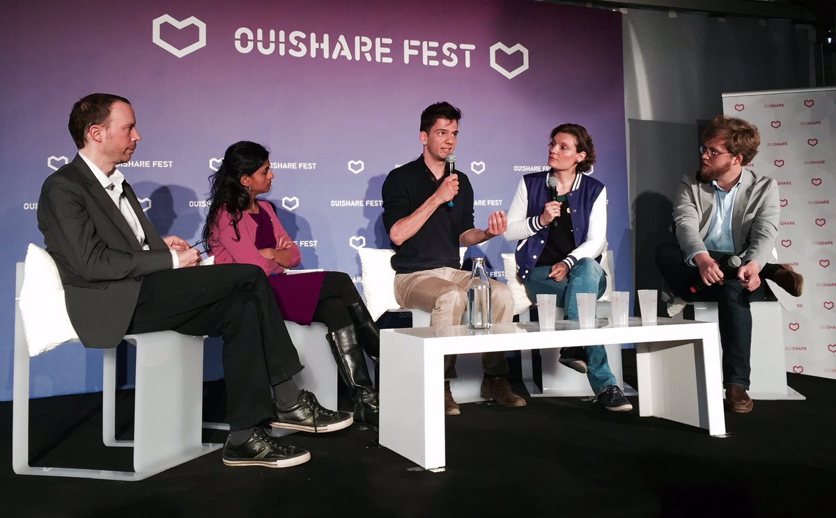 adrienm's tweet photo. "@meetmangrove gathers people sharing the same values who want to work differently." @MatthieuLs #OSFEST16 https://t.co/AYbRKSOaAm