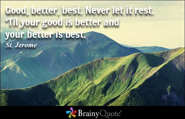 SpoolyCable's tweet photo. "Don't stop till your better is best." https://t.co/68IxWGfb2Y