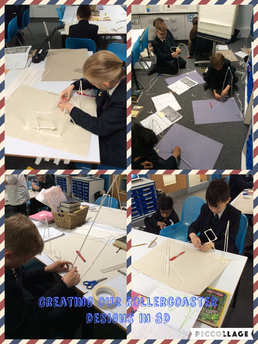 Yr62016archieve's tweet photo. Creating our Rollercoaster designs in 3D 🎢 #ltpanumeracy #noplacelikelimetree https://t.co/1mBybCVwY9