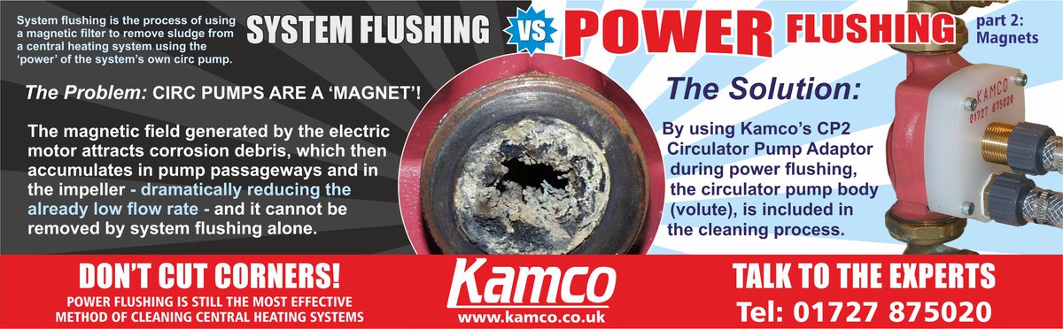 KamcoPF's tweet image. Five Reasons Why Power Flushing is more effective than System Flushing (2/5)