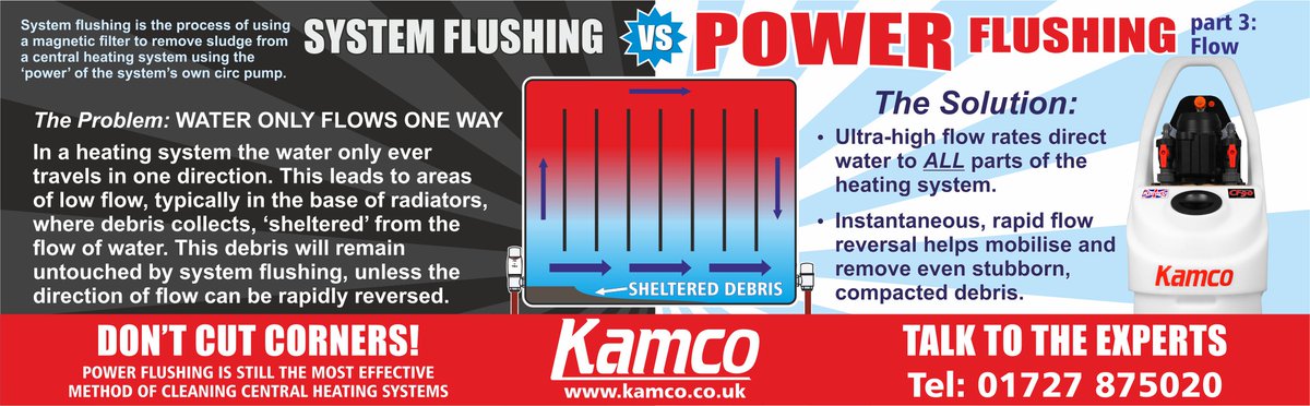 KamcoPF's tweet image. Five Reasons Why Power Flushing is more effective than System Flushing (3/5)