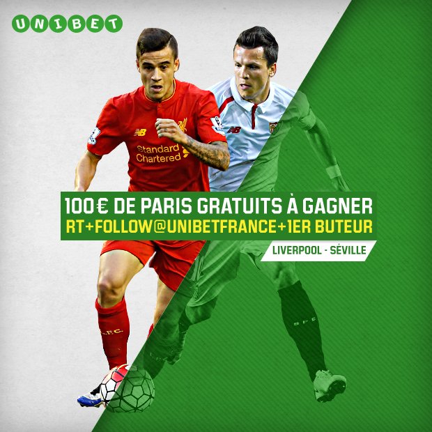 ⚽🎁 #UELfinal / 5x20€ de #freebet à gagner grâce à #Unibet. Tirage au sort jeudi !
#TeamParieur