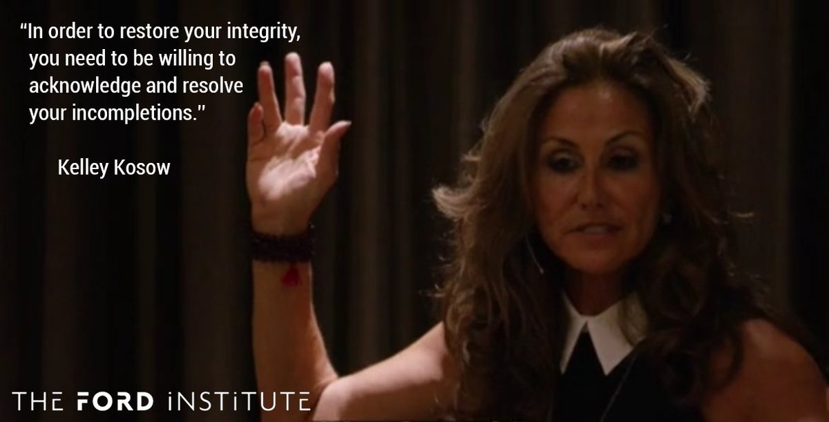Ford_Institute's tweet photo. “In order to restore your integrity, you need to be willing to acknowledge...”  Kelley Kosow
#FordInstitute https://t.co/xqmgo2UnvM