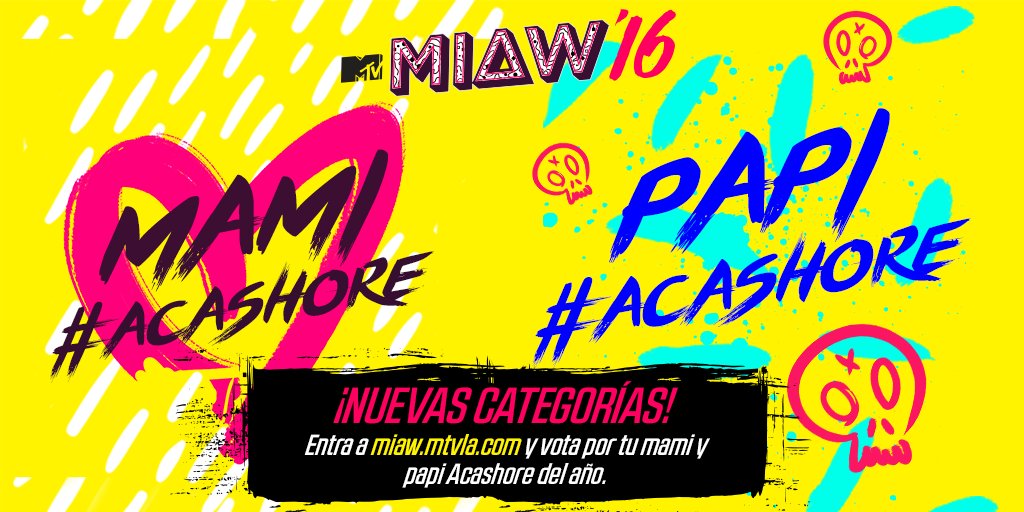 MTVLA's tweet photo. Uyyy pero qué bueno, ¡¿quién se lleva este premio, pajaritos?! #MamiAcashore y #PapiAcashore del año. https://t.co/SMP89oVG74