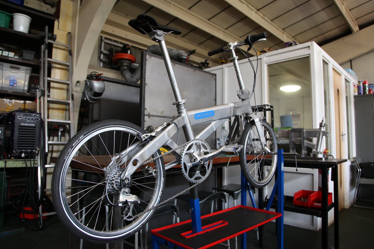 crosshead folding bike