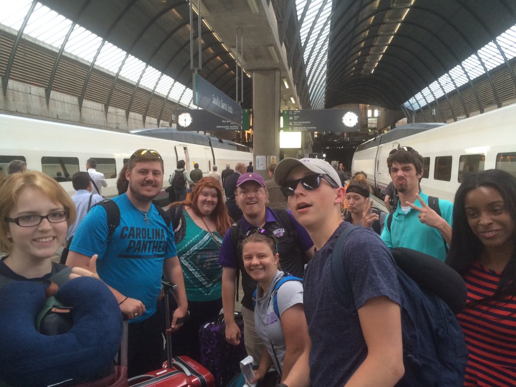 Amazing start for our #wculeaders from <a href="/WCU/">Western Carolina University</a> as we begin our international Leadership class in Spain