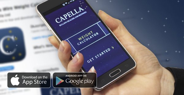 capellabullion's tweet photo. Download our new Wire Weight Calculator app for iPhone &amp; Android for a quick calculation > https://t.co/CFEQQYU30E https://t.co/6gZICtcVPz