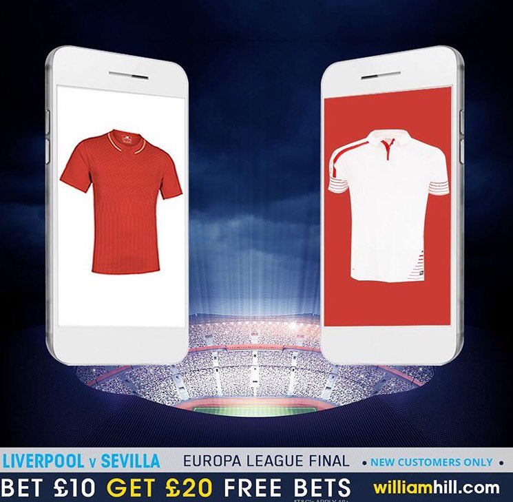 Liverpool vs Sevilla, Europa League Final! Put a bet on here: bit.ly/1TYNg5e #LFC #WeAreLiverpool