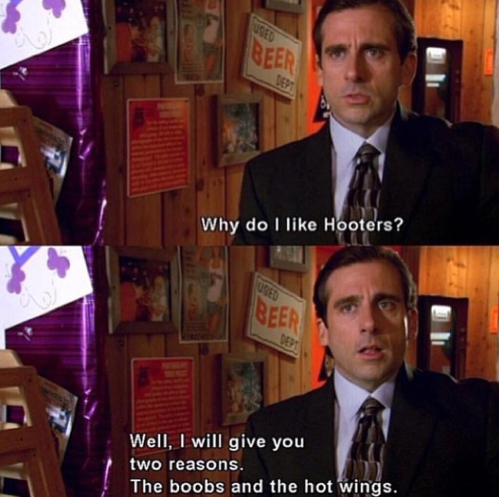 ltsPrisonMike's tweet photo. Who doesn't like Hooters? https://t.co/MXbaPO1KYG