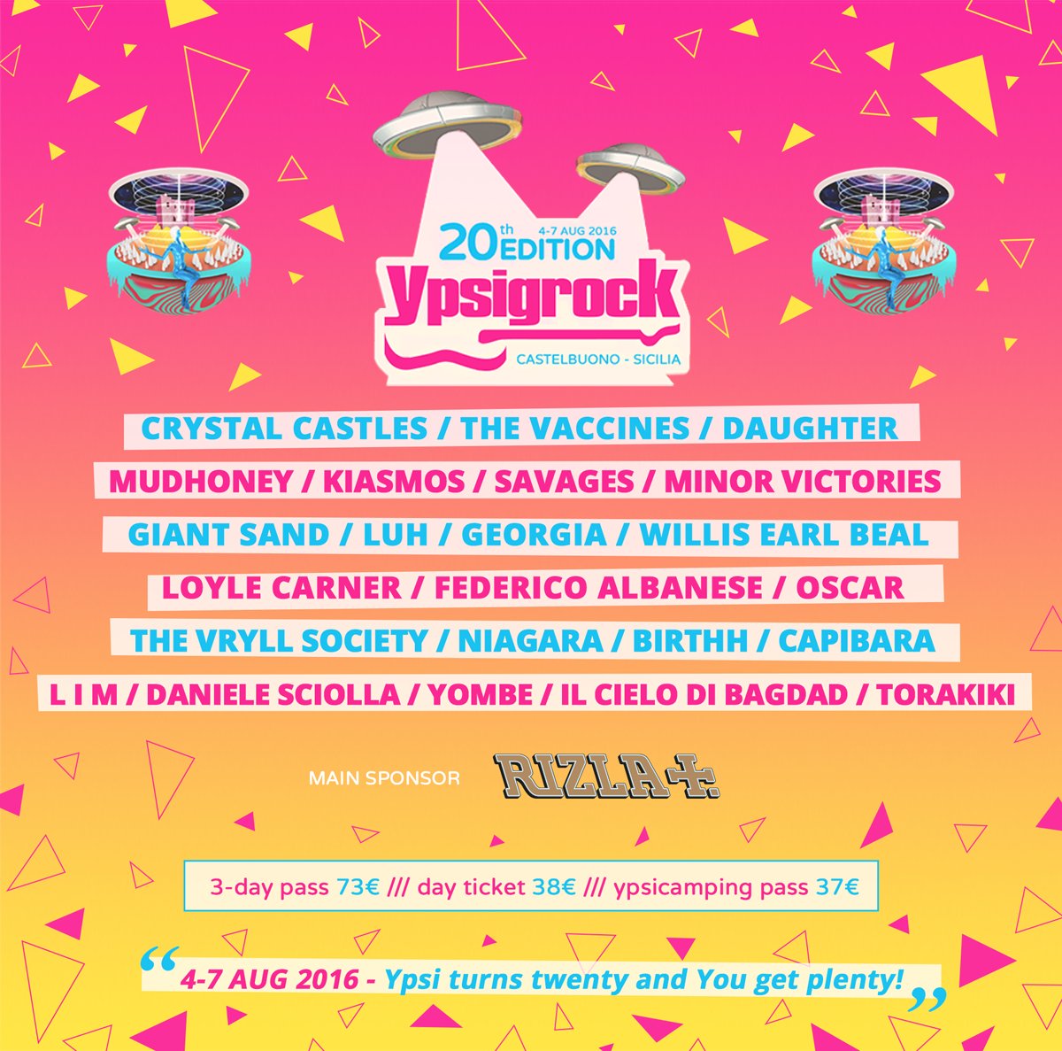 hot hot hot summer for #TORAKIKI at <a href="/ypsigrock/">Ypsigrock Festival</a> with such great artists!!! enjoy #Sicily August 2016 #newmusic #fest