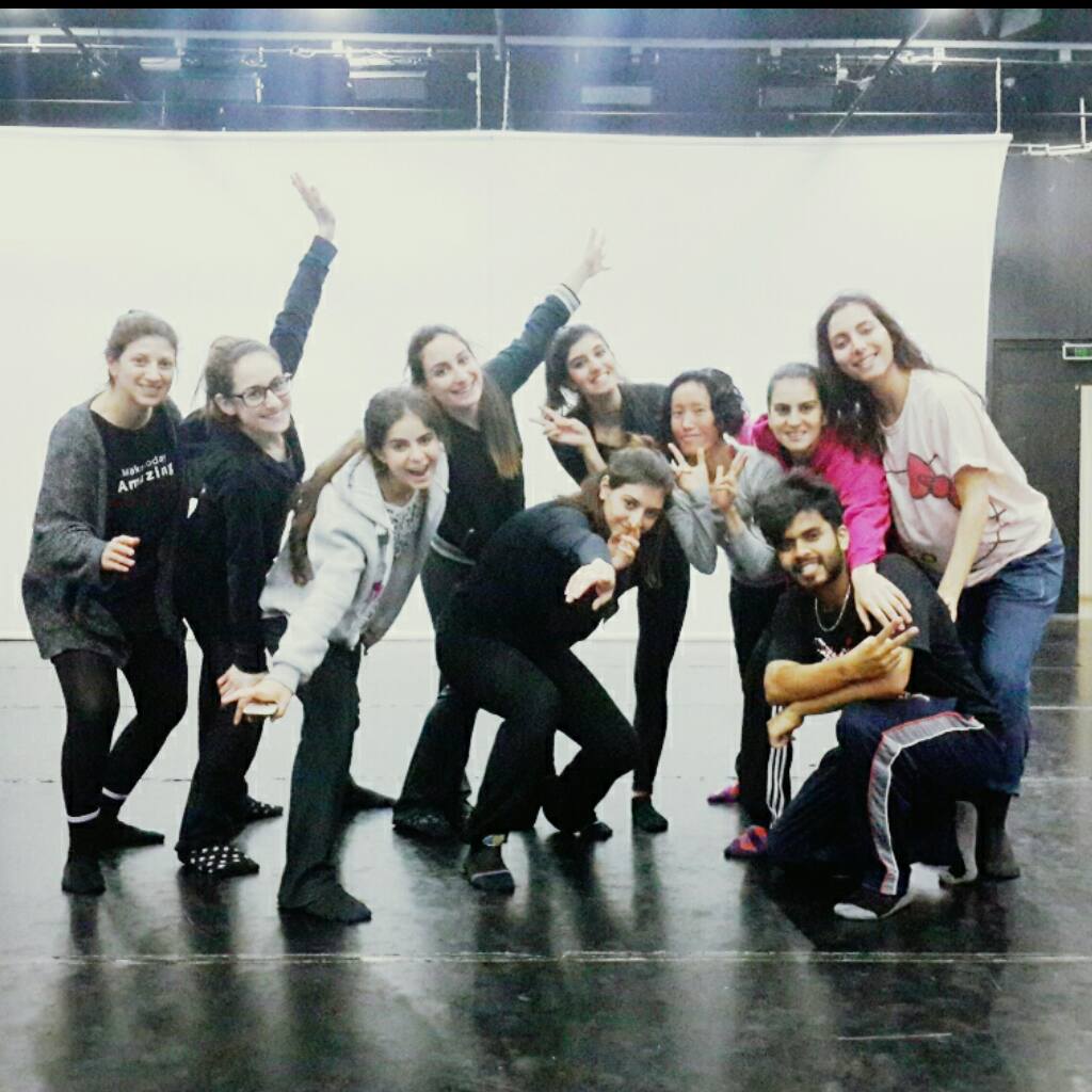Miki from #DorkyPark - #Germany gave dancers of MISK an intensive two day #dance workshop during #ACDF2016. #Amman
