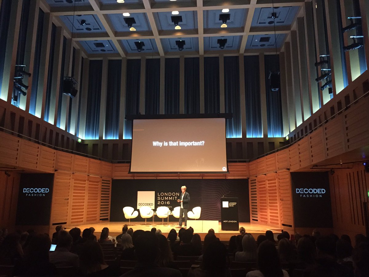 DanielBobroff's tweet photo. Does fashion truly understand ideas? Sir John Hegarty says no. Fascinating #DFLondon https://t.co/Sbt9NevCrd