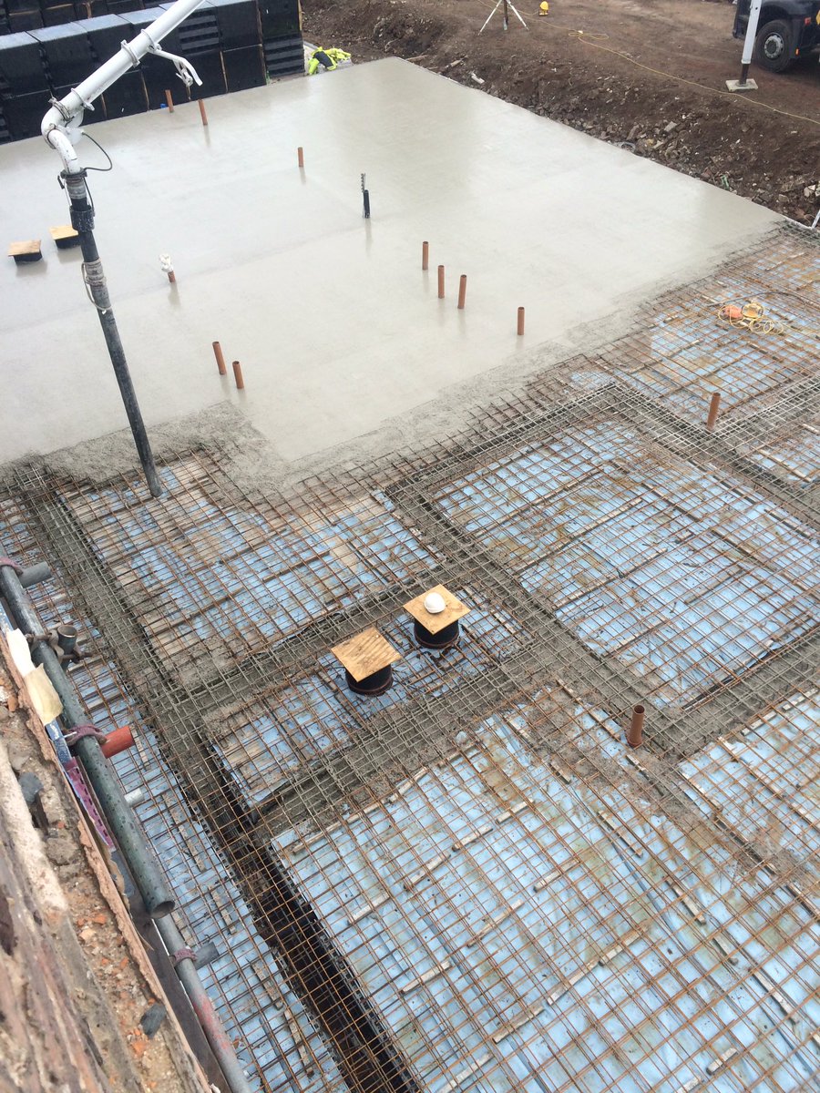 AmvicBuild's tweet photo. Final ground floor slabs in block C and D getting concreted today!!good work from our team!! https://t.co/Pzsdos70t6