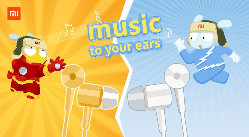 Xiaomi's tweet photo. Like our #MiInEarHeadphones? Available internationally soon! For now, take a side: #BetterInGold or #FlashyInSilver? https://t.co/G89gXLw57s