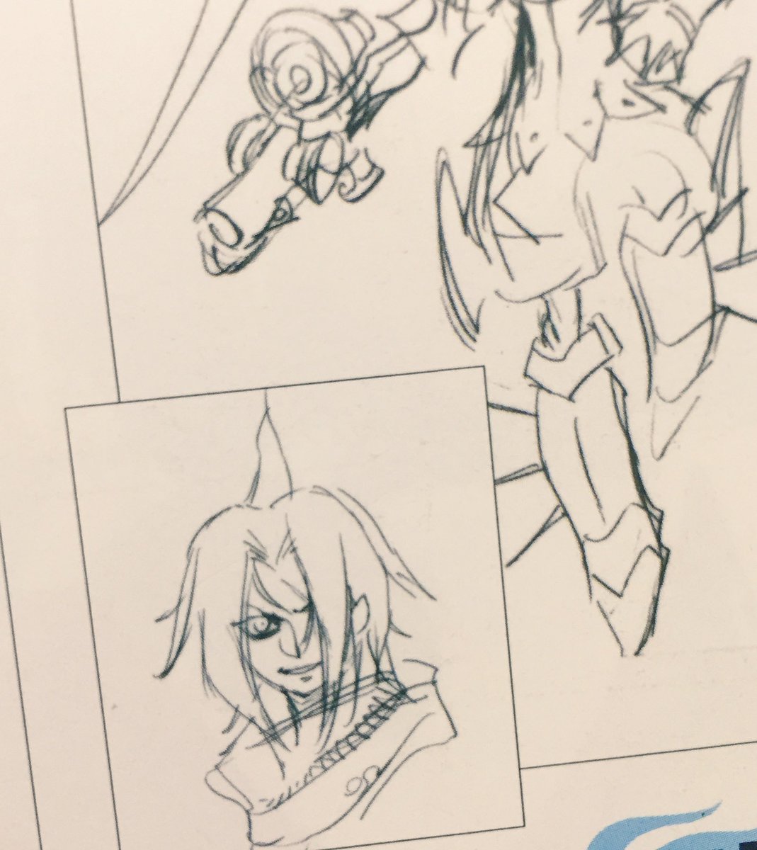 ゆのす A Twitteren 攻略本に載ってる素顔のサバタが凄く好きなんだけど 1番右側の顔付きのデュマも好き ボクタイに限らず鉛筆画好きだから こういうのもっと見たい