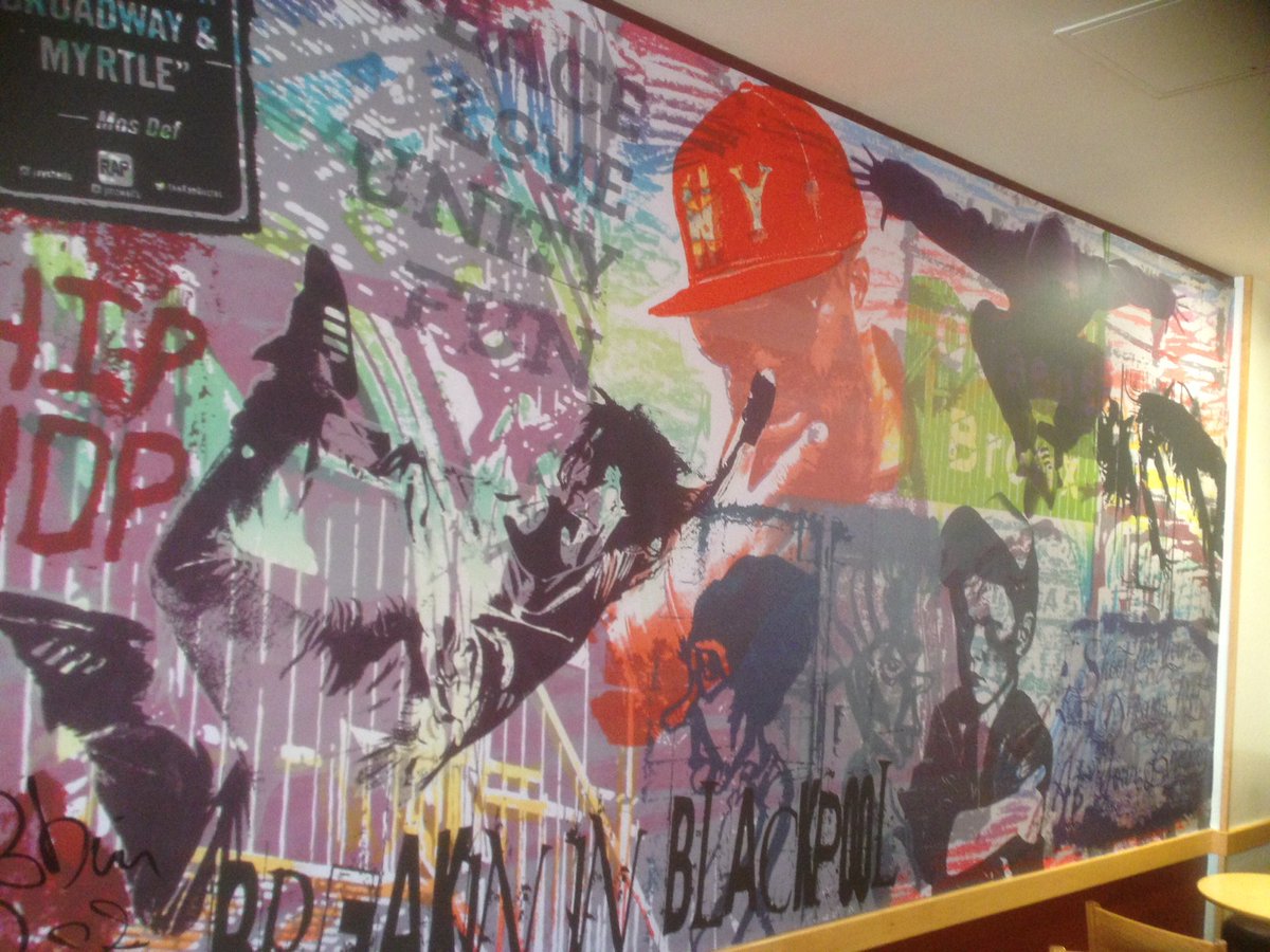 Robinprint's tweet photo. Breakin Convention. Commission so pleased with this piece #Starbucks #grandtheatre #rockfactoryprintstudio https://t.co/x4sdgNCGwI
