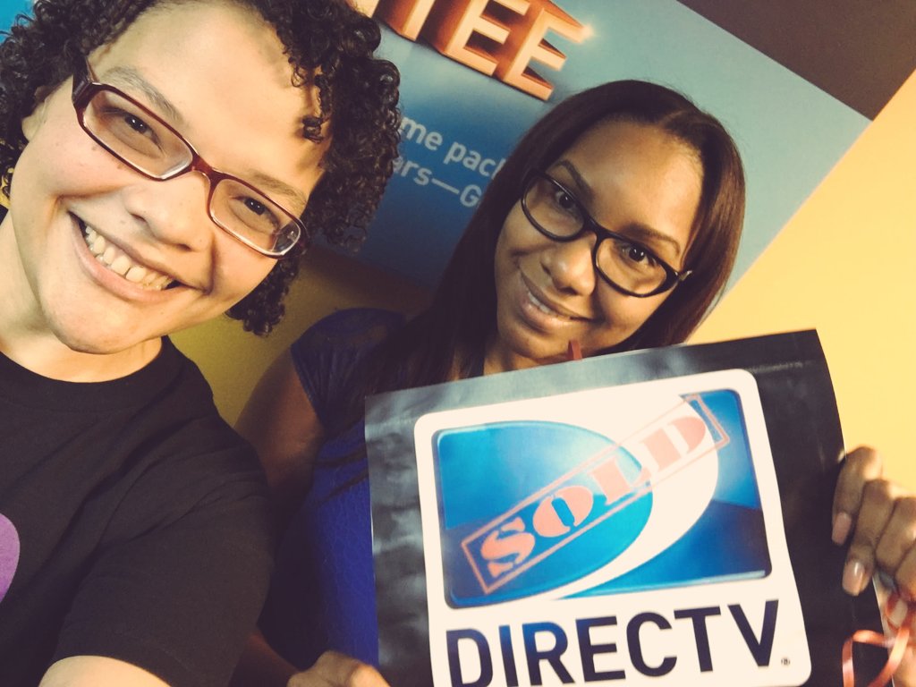 We continue to Save customer with a DTV solution. Congrats to Christine &amp; Evenise on their 1st DTV. <a href="/melendezteampr/">Omar R</a>