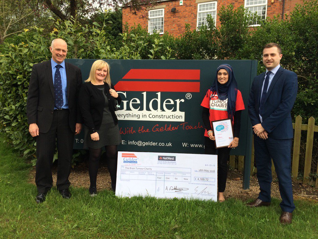 Did you know £250 covers a whole days research for@BrainTumourOrg delighted to donate £4169.72 #vision2017