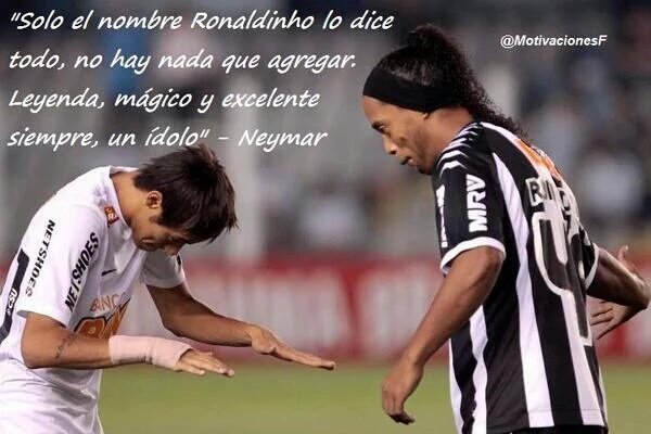 neymar respetando asu amo