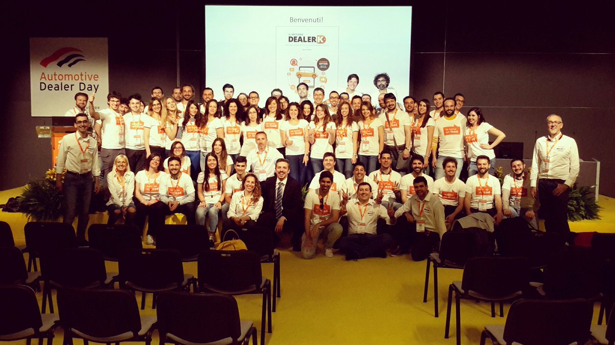 DealerKItalia's tweet photo. Tutti i lead presenti all'intervento di Marco!!! ;) #ADD2016 #ADD16 #TeamK https://t.co/zxFGS7v2b7
