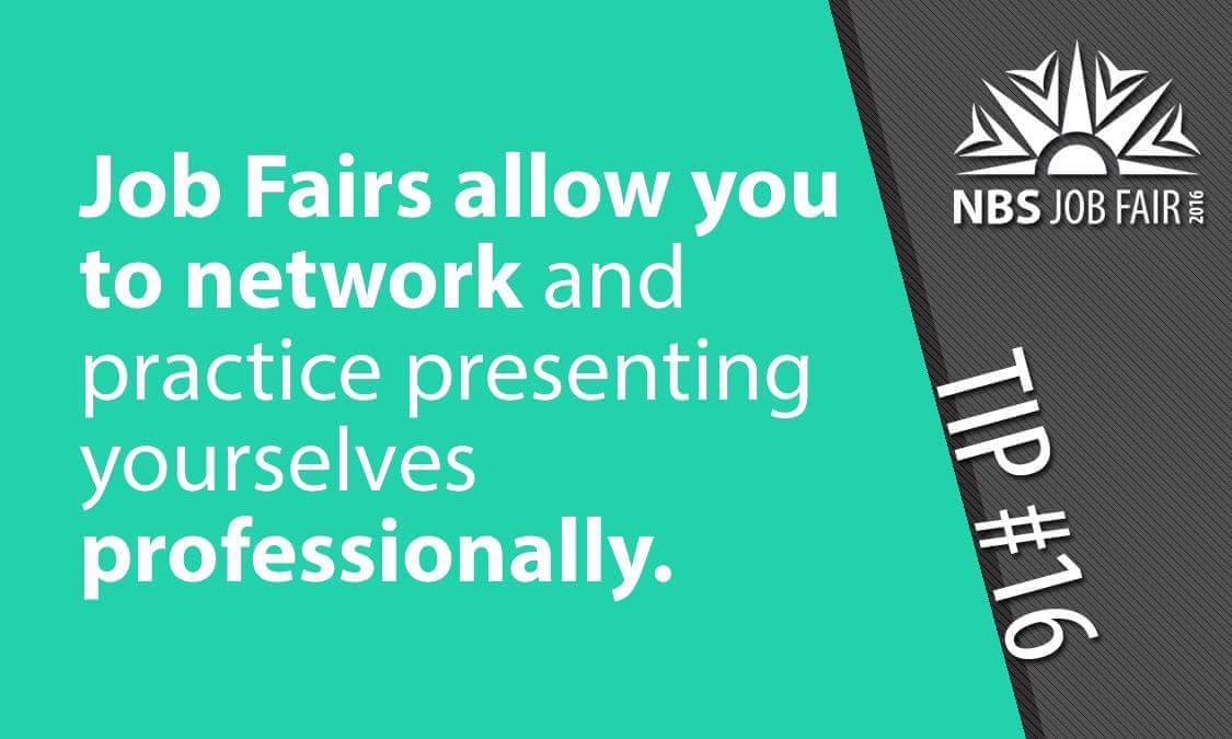 NBSJobFair16's tweet photo. Just 16 hours to go people!
#DailyCareerTip #LetsGetEmployed #NBSJobFair2016 https://t.co/GgV56AMVVe