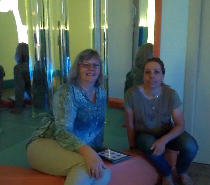 Hanne Holmer (hanneholmer.dk) expert in Sensory Stimulation &amp; Environments has visited us these days.