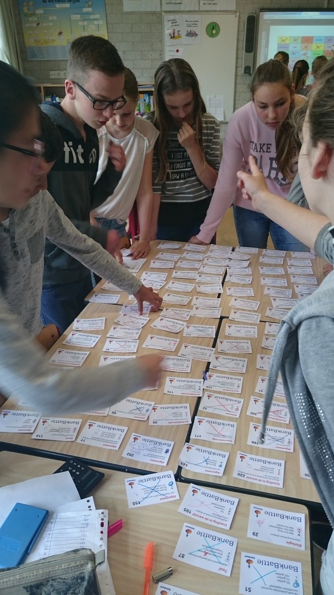 Groep 8 doet mee aan de spannende Bank Battle!