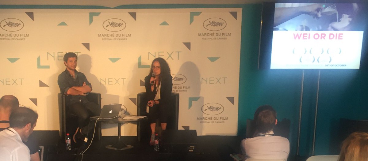 weiordie's tweet photo. #WEIORDIE en direct du Marché du Film #Cannes2016 ! https://t.co/A5QfJSP2tW