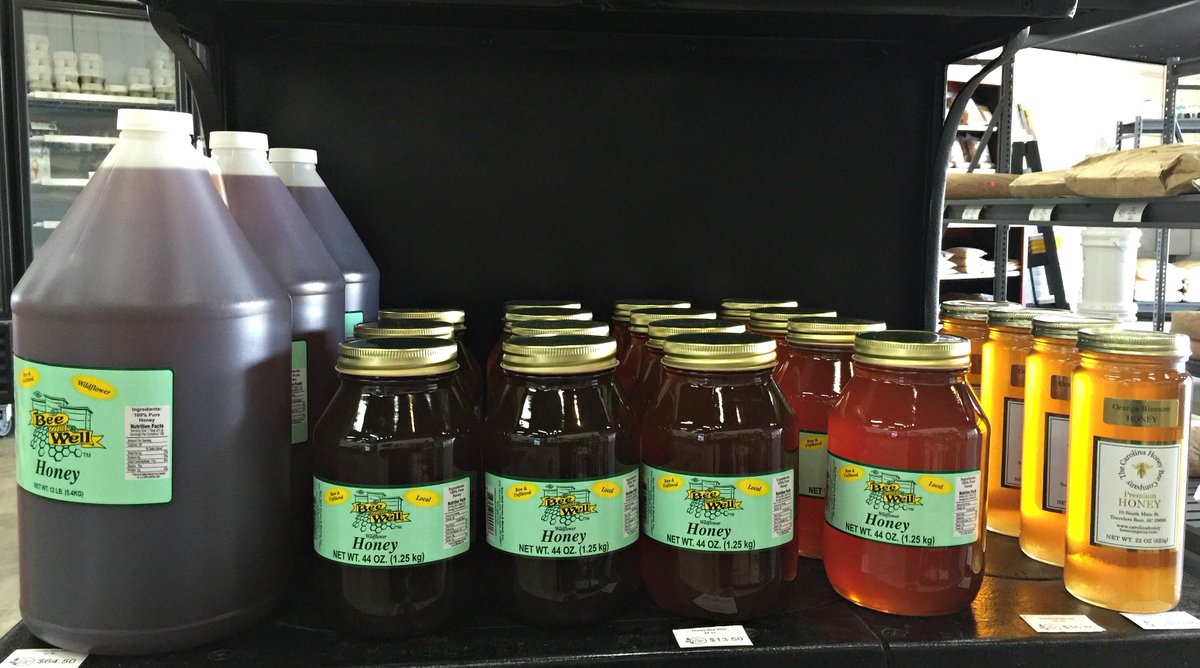 Stock up on our delicious <a href="/BeeWellHoney/">Bee Well Honey</a> made right here in South Carolina. #BuyLocal