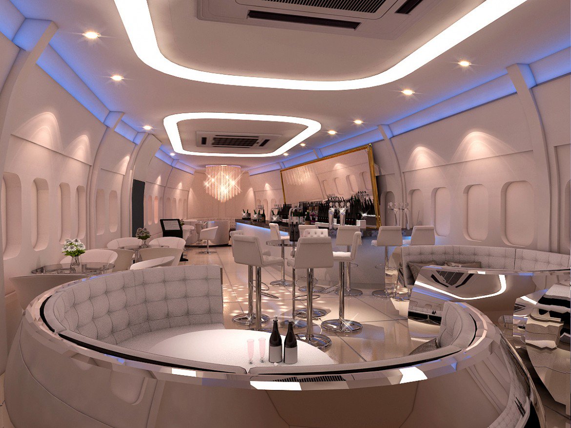 GMPDesign's tweet photo. Check out this #design of the #747 project! Take a redundant #jumbojet and turn it into a bar/restaurant...easy! https://t.co/aEhUtqqnhx