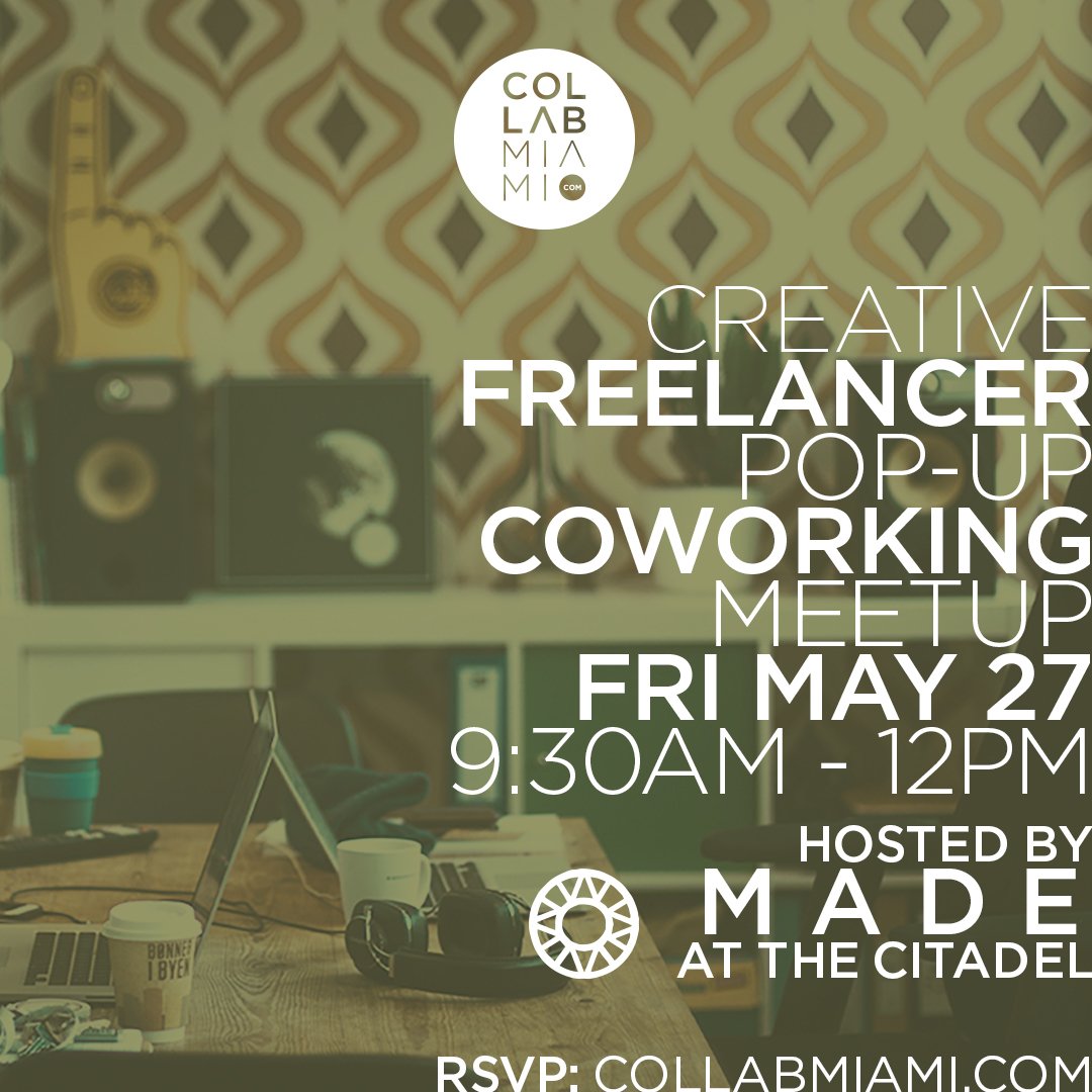 Meet, share, learn and be inspired by others on the same creative freelance journey. RSVP at bit.ly/1wiKJck