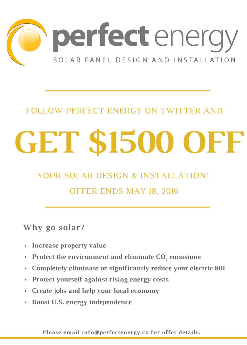 PerfectEnergyUS's tweet image. California residents, it's the last day of this deal! #Solar #SolarEnergy #PerfectEnergy #CleanEnergy #GoSolar #LA