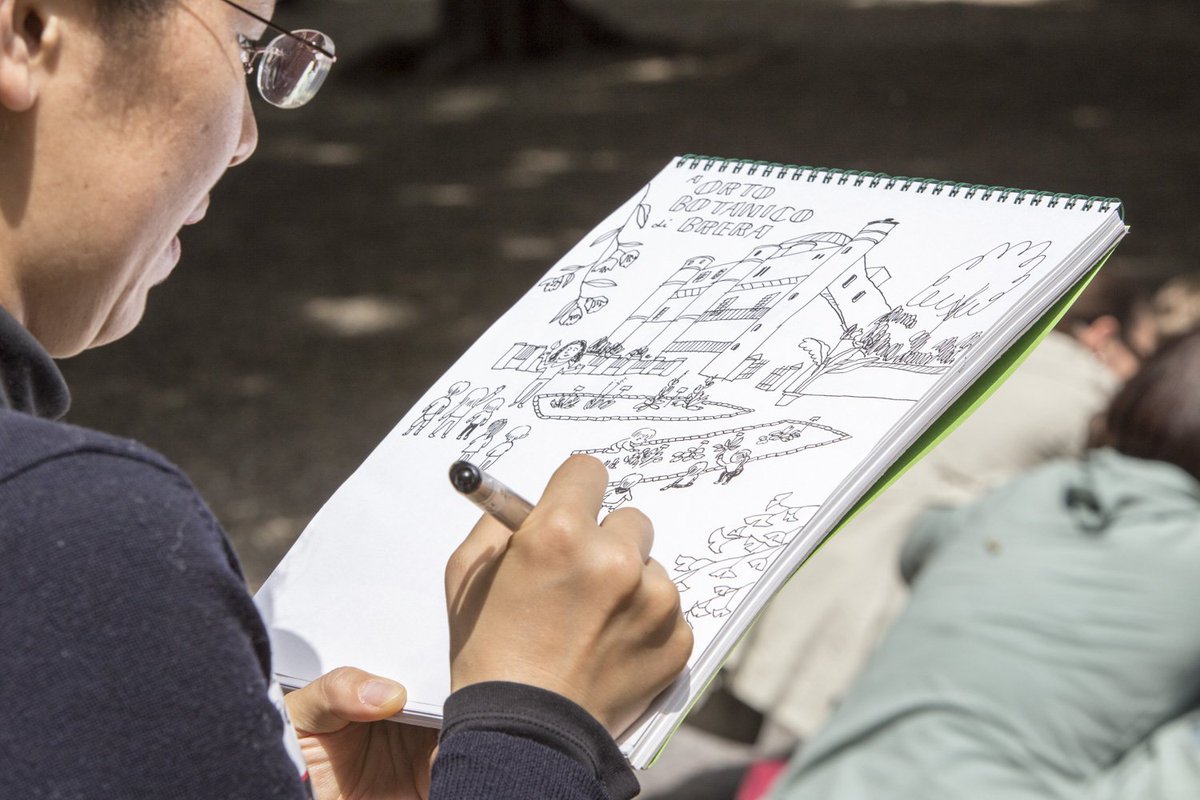 Durante il nostro festival "A spasso con Sofia" #Yocci ha raccontato i laboratori con tanti disegni 😀 #filosofia