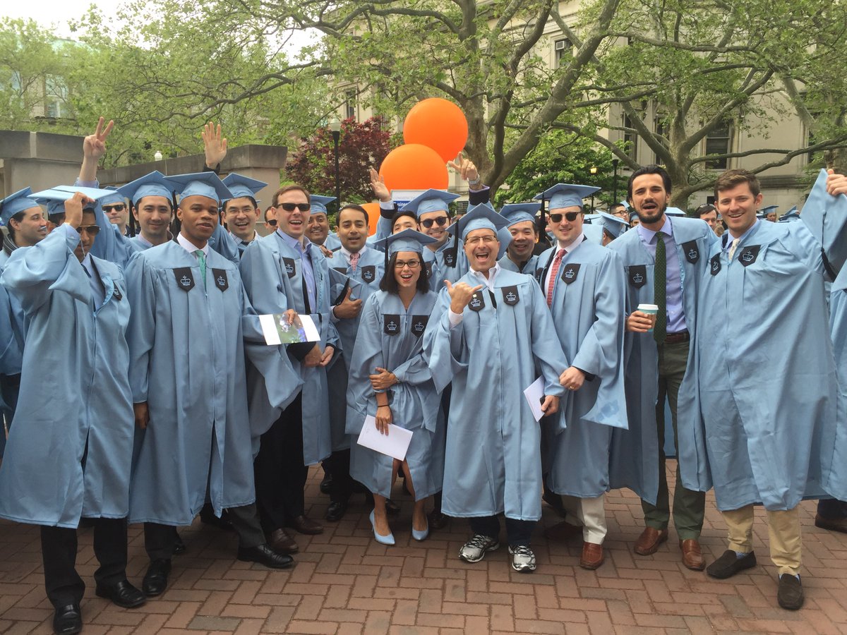RT <a href="/Columbia_Biz/">Columbia Business School</a>: Some of the 280+ EMBA class of 2016 at #columbiacommencement #CBSAtTheCenter