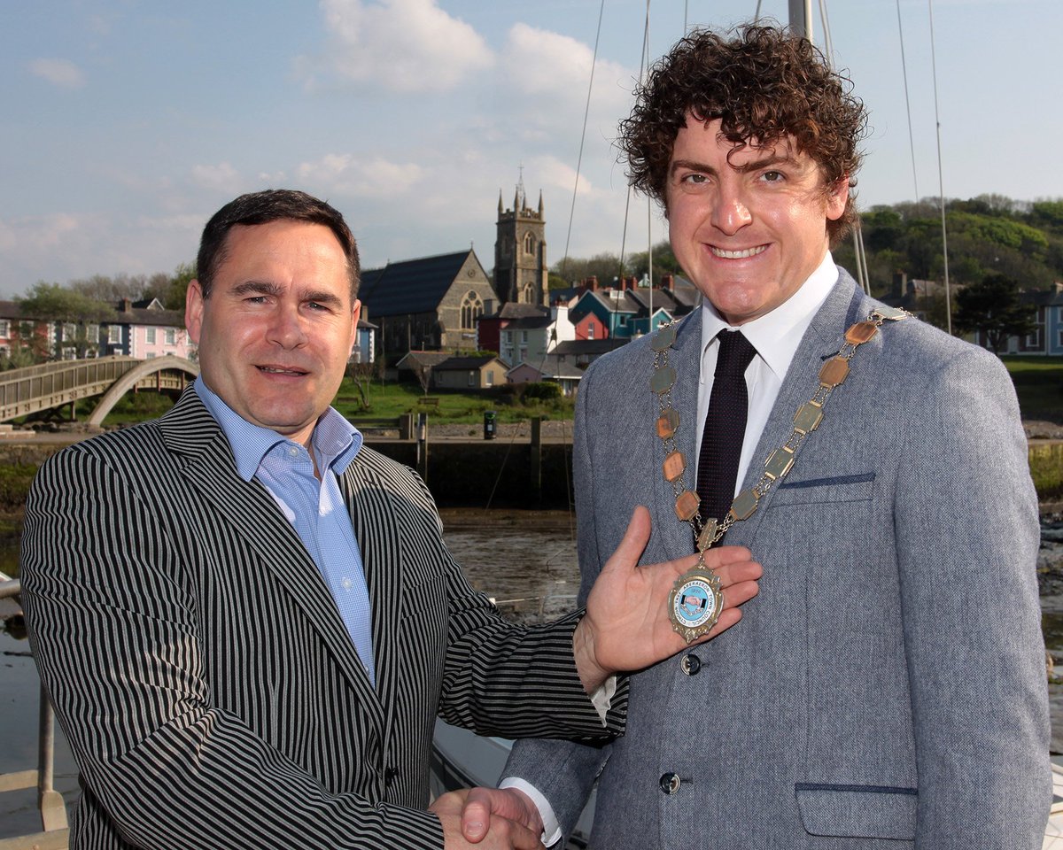 Is Rhys town's youngest ever mayor? cambrian-news.co.uk/article.cfm?id…