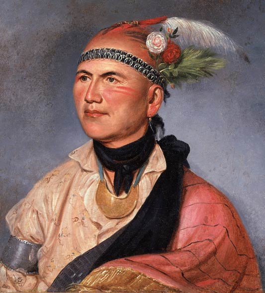 Mary_Brant_7A's tweet photo. This is a picture of my brother Captain Joseph Brant. #7a https://t.co/0JTvEJrce5