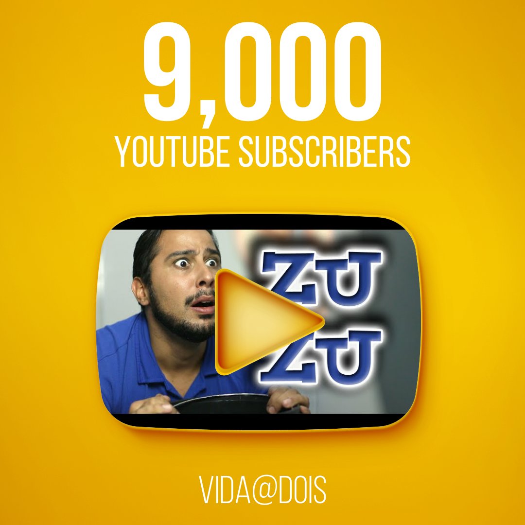 vidaa2oficial's tweet photo. Uepa! Obrigado aos 9.000 amigos do Vida@Dois e aos outros milhares que estão chegando!
#vidaadois https://t.co/dyfPqksyJb