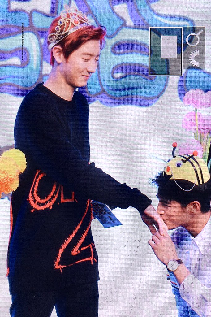 chanyeolit's tweet photo. 160518 나는안티팬과결혼했다 제작발표회 찬열 / 나 왜 저 형 아니야 https://t.co/u4mqUs4Gbk