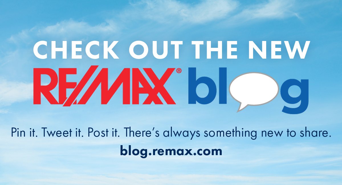 remax's tweet photo. The#REMAXBlog has a whole new look – and it’s easier than ever to share great consumer content with your followers! https://t.co/izLYAU9tJ1