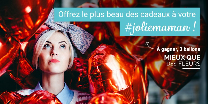MerciElodie's tweet photo. 🎈 Vous aussi, tentez de gagner 1 des 3 ballons @faitesmieux pour votre #joliemaman → https://t.co/es5BIACBt5 https://t.co/MLFvGL7dZ6
