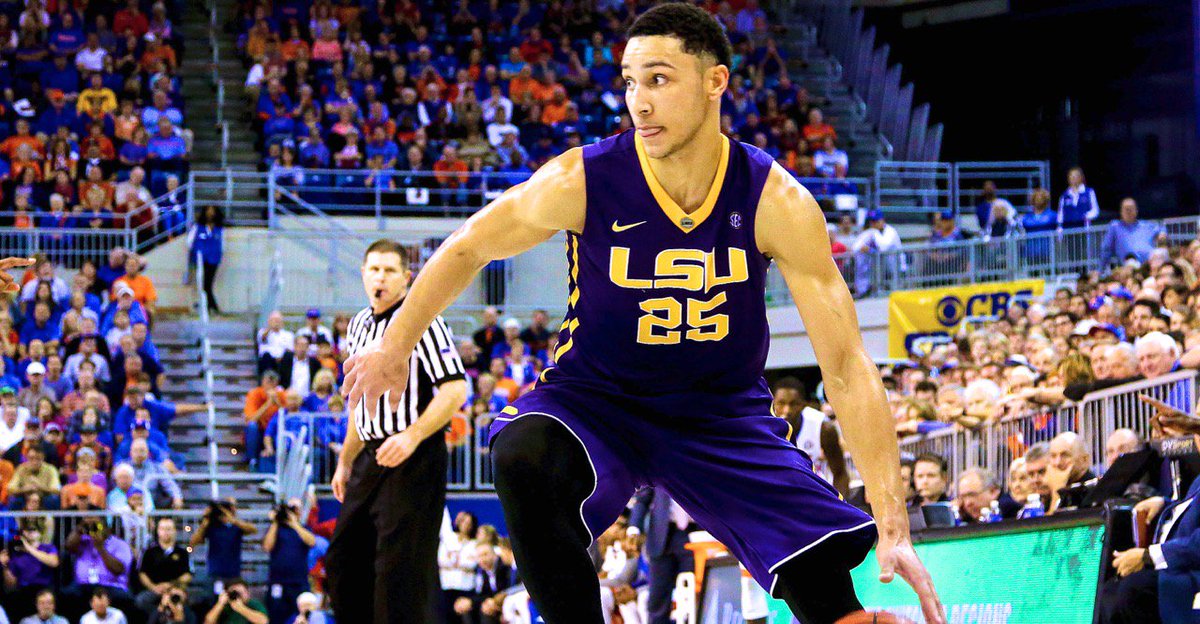 BleacherReport's tweet photo. 76ers reportedly "leaning heavily" toward taking Ben Simmons, according to @KevinDing https://t.co/hplgjurD2H https://t.co/edQPVk7wT9