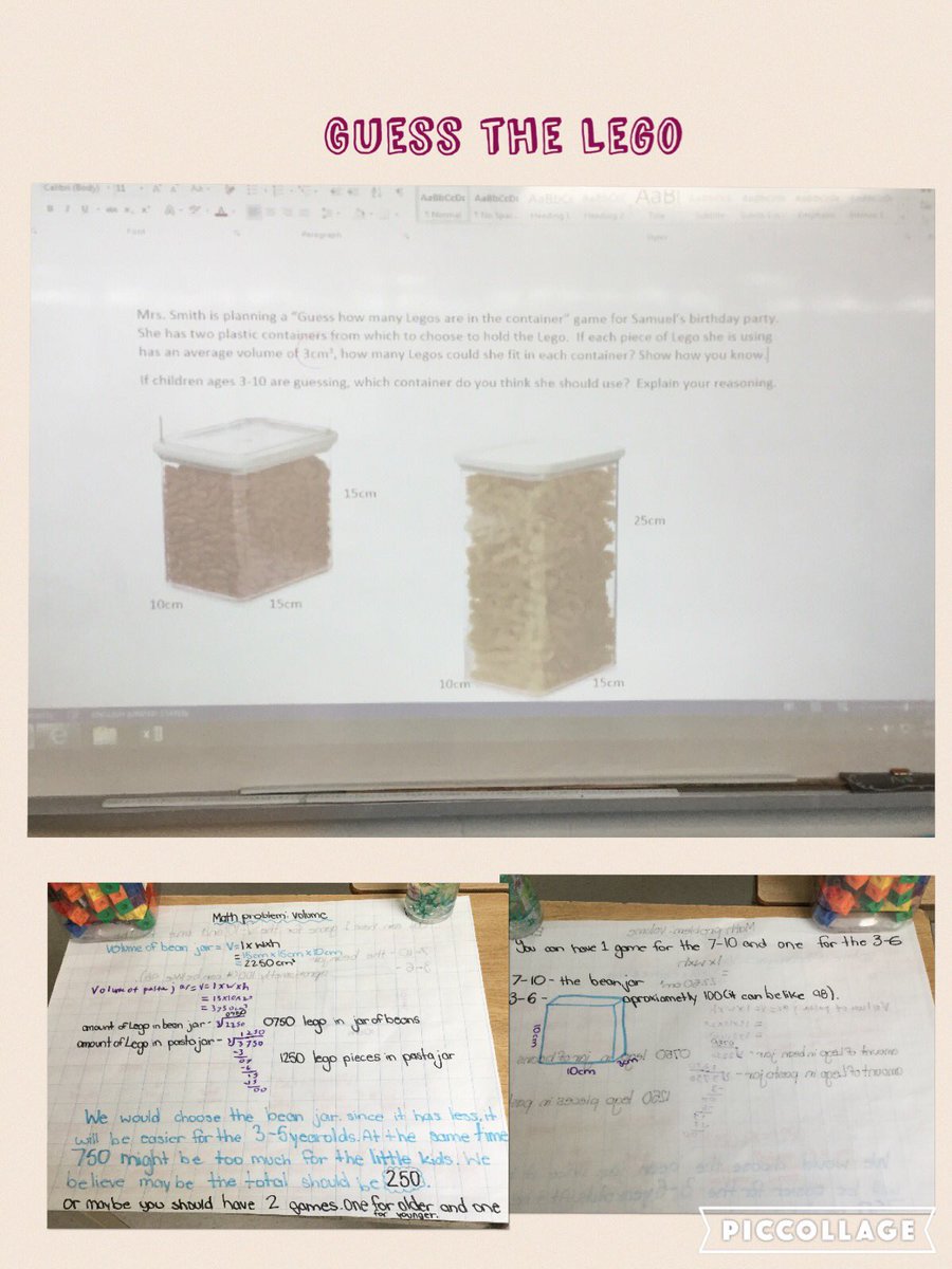 MrsSmithSJM's tweet image. Great thinking going on today! @s_blackmore1 @jenv94 @cheryl3cgc @AngieClarksmama #dp_math #olpce