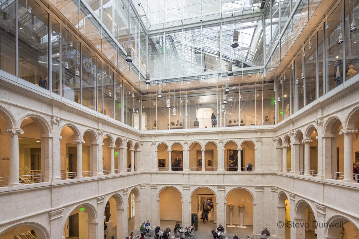 "Int'l Museum Day." Harvard Art Museum free today.  see new addition by Renzo Piano. #artsinBoston, #presmonth